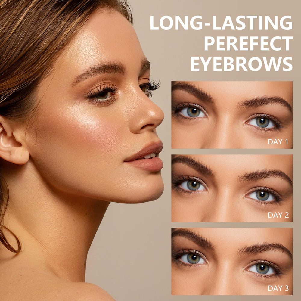 Yetary Waterproof Eyebrow Tint wears through sweat and rain for all-day confidence.