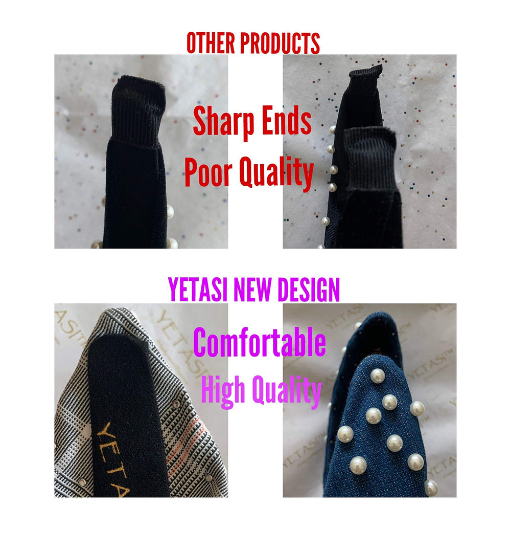 YETASI one-size headband uses flexible material for a perfect, comfortable fit.