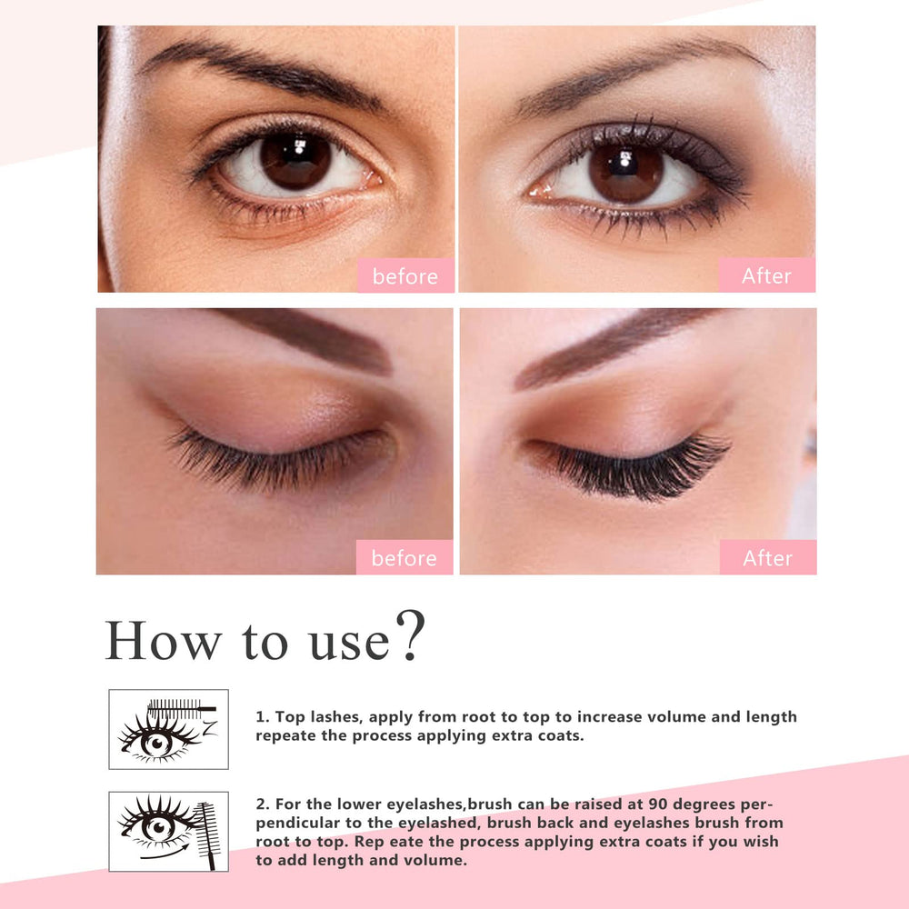 YEUGSCKA mascara lifts lashes for a curled effect