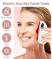 YEVYO Gua Sha heat level controls for personalized warming massage.