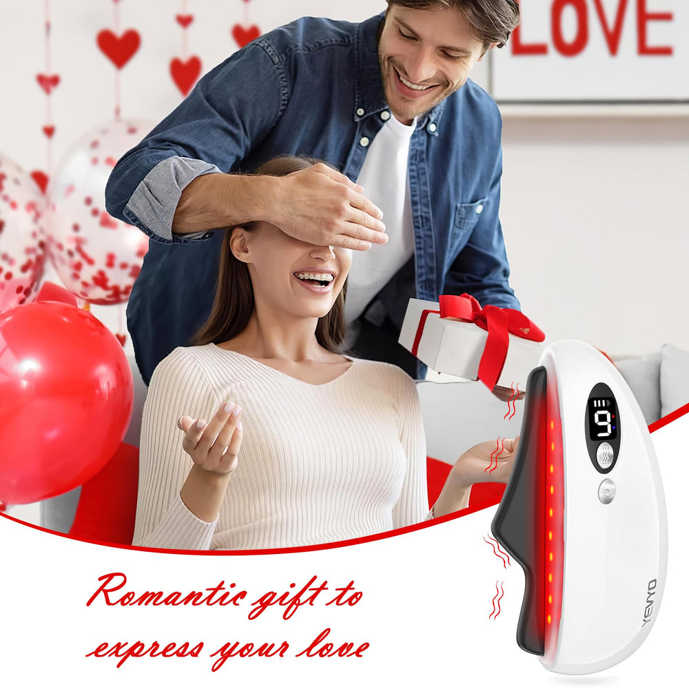 YEVYO Gua Sha luxury gift-pack highlighting premium obsidian tool.
