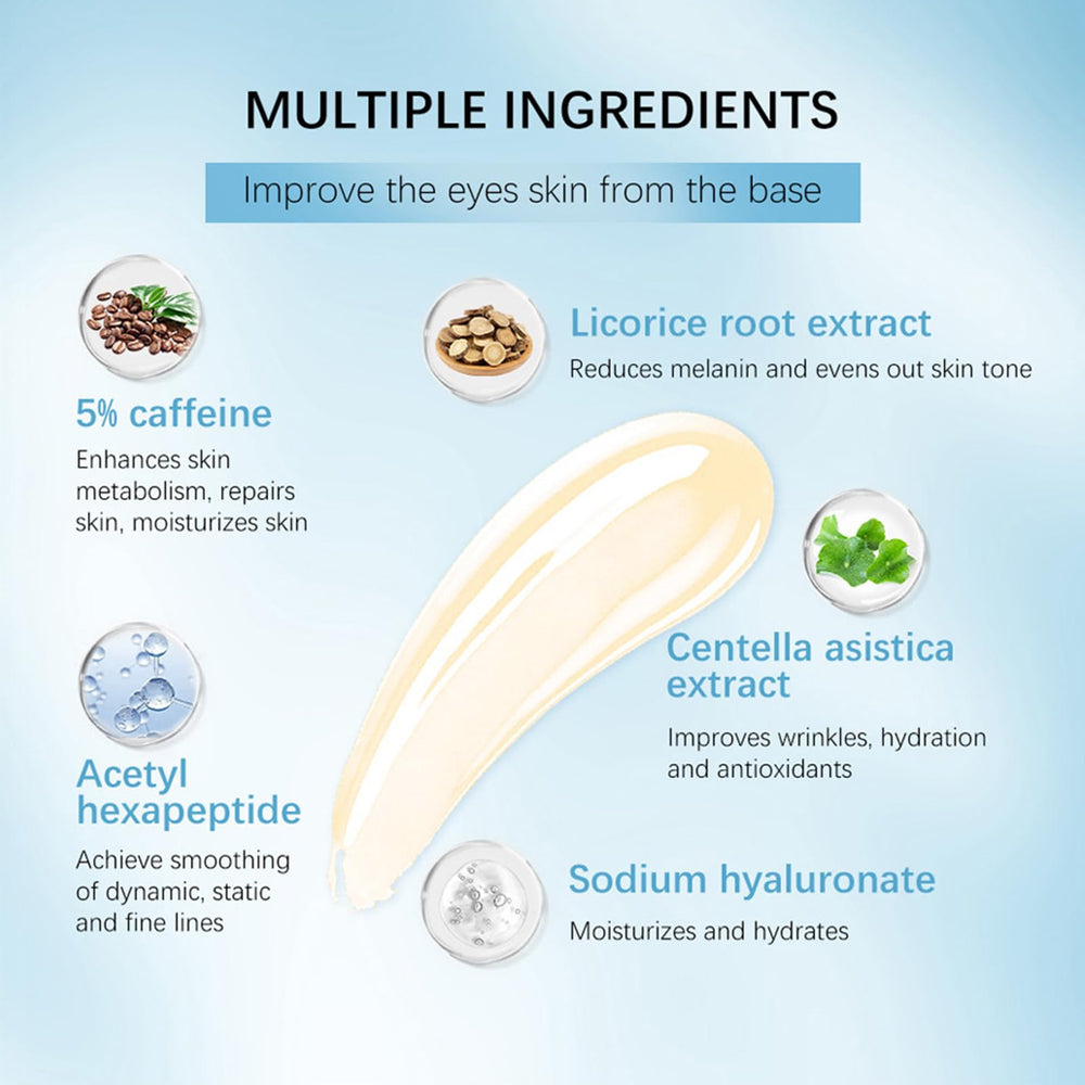 Applying Yeweian under-eye serum with the roller to target the orbital area.