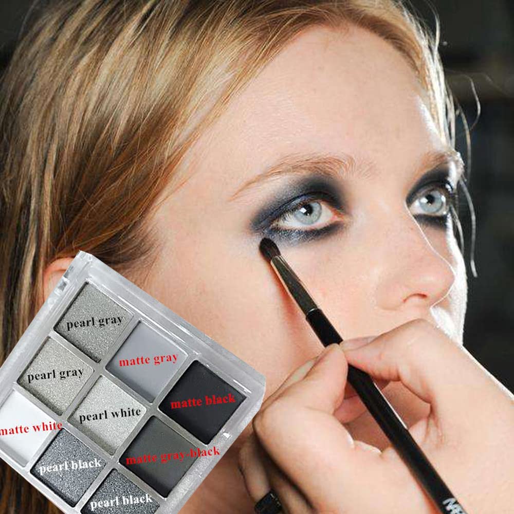 Yeweian Black Smokey Eyeshadow Palette is easy to apply for beginners.