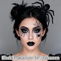 Yeweian Black Smokey Eyeshadow Palette matte shades create precise crease definition.