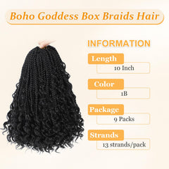 Yewell 3X crochet braids are lightweight and soft for all day comfort