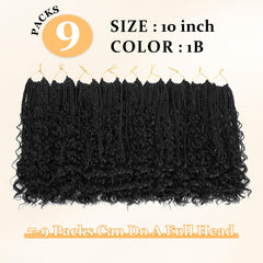 Yewell boho crochet hair with pre-looped design simplifies installation