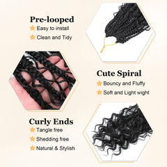 Yewell box braids in 9 packs offer full head coverage across colors