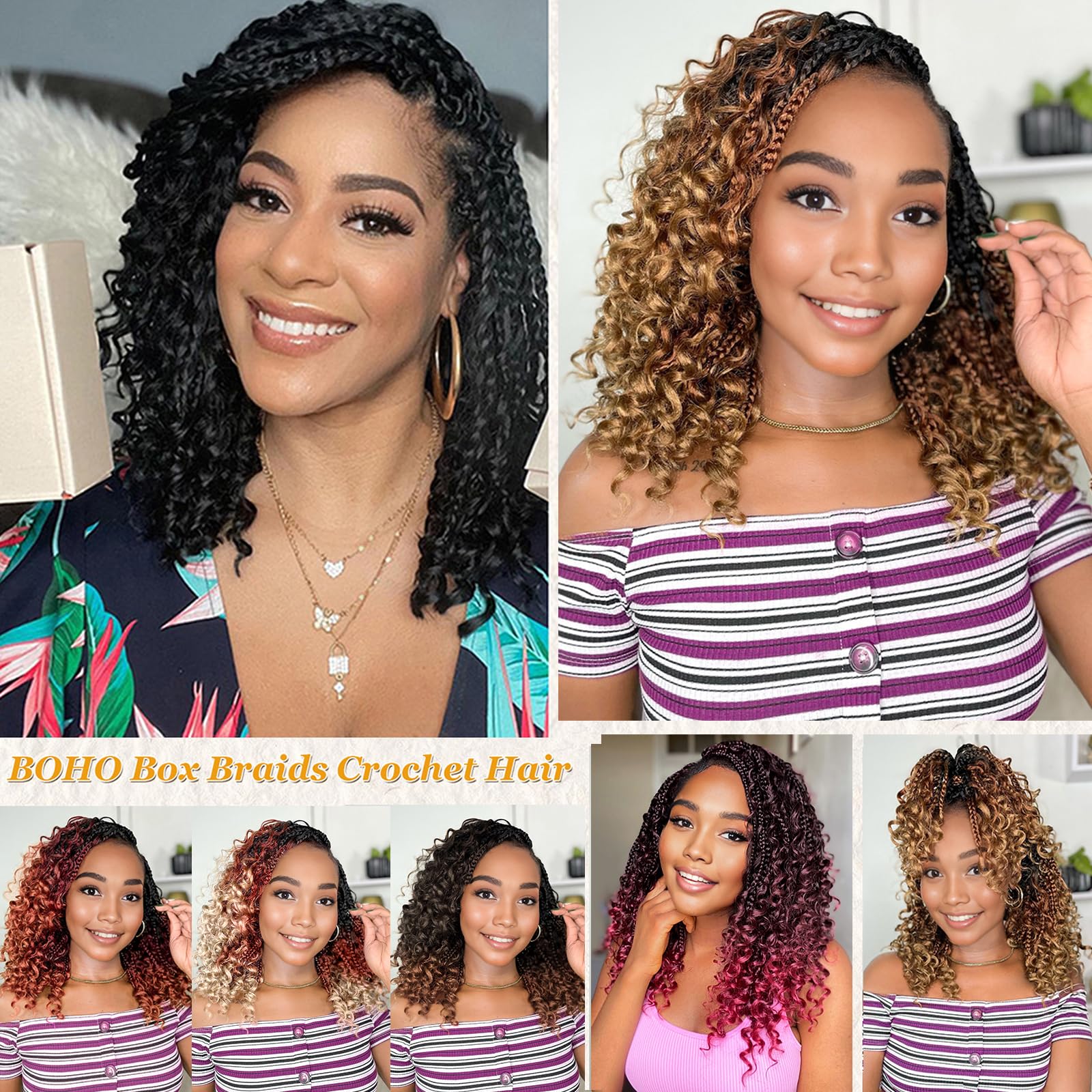 Yewell Goddess Box Braids lightweight feel for all day comfort