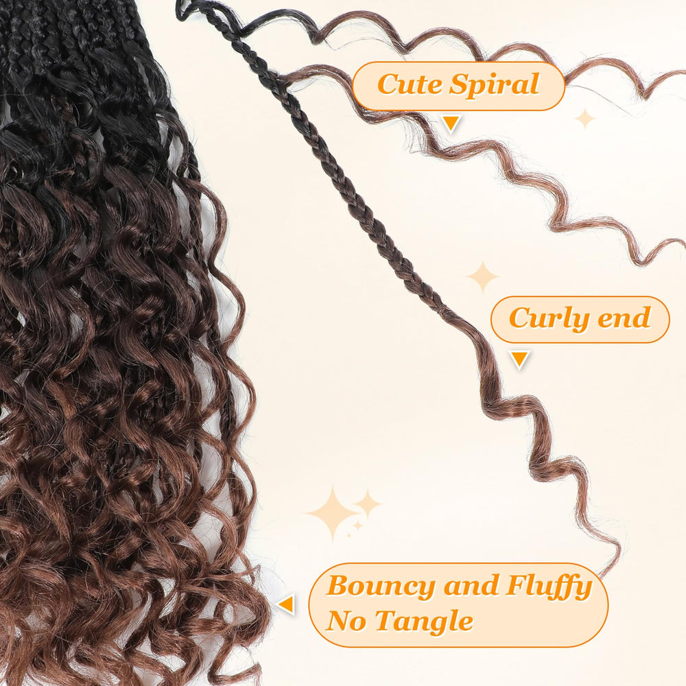YEWELL Goddess Box Braids are lightweight and soft to wear