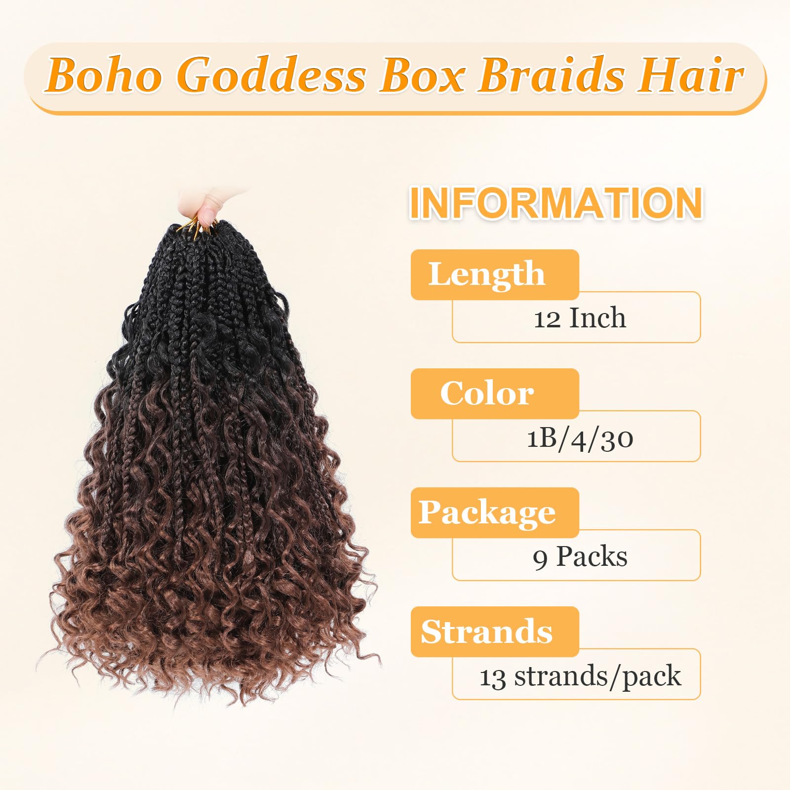 Yewell Goddess Box Braids lightweight and soft for all-day comfort