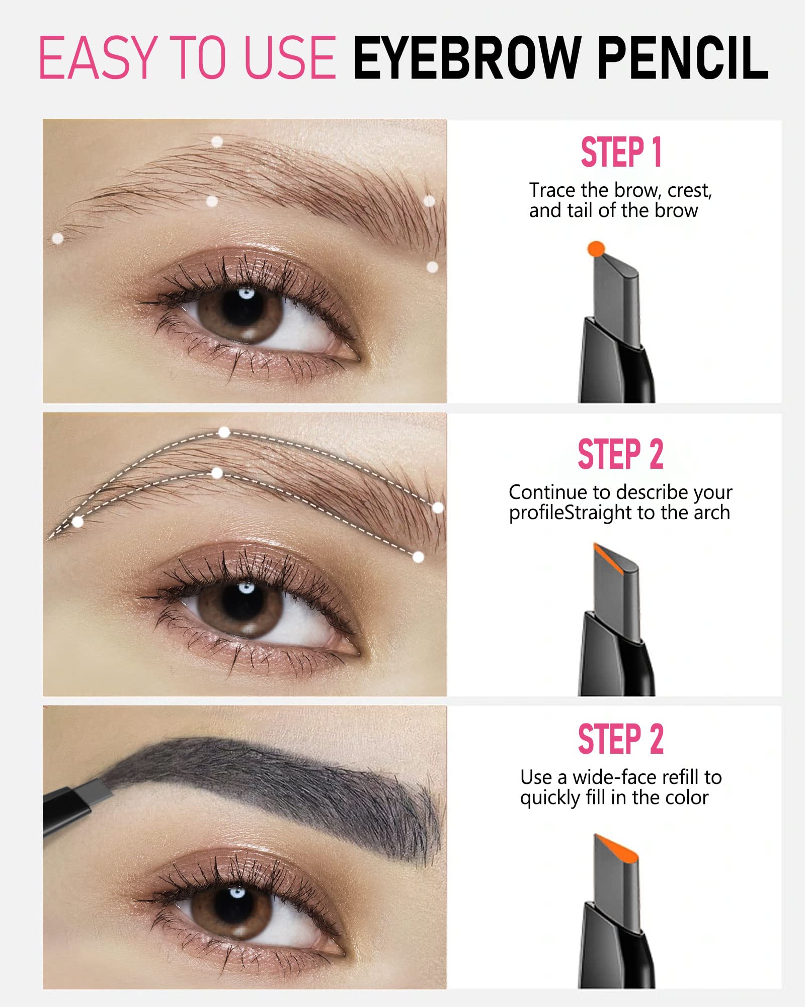 YFulfill dot method helps shape brows precisely