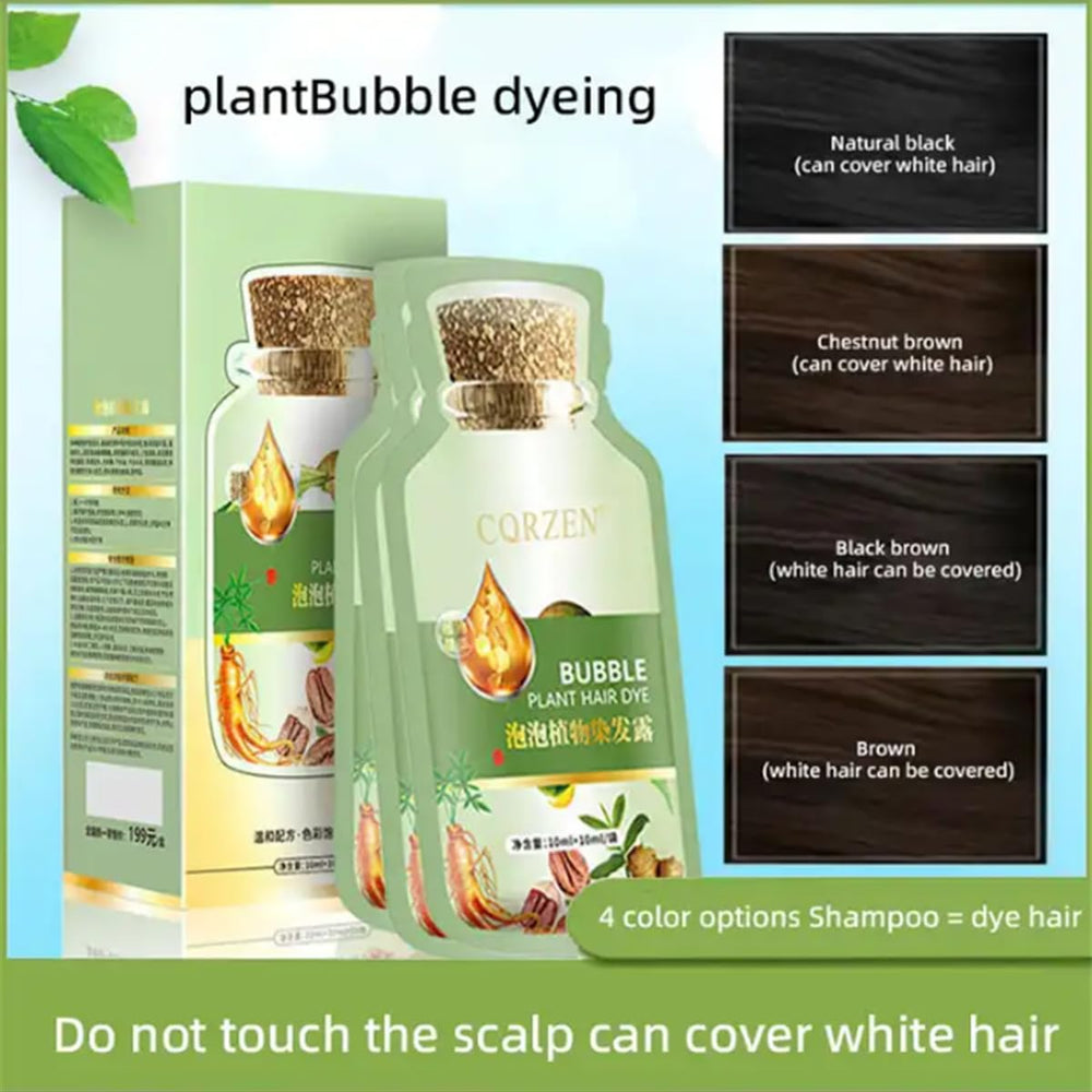 YG LianKai bubble dye foam application demonstrating even coverage.