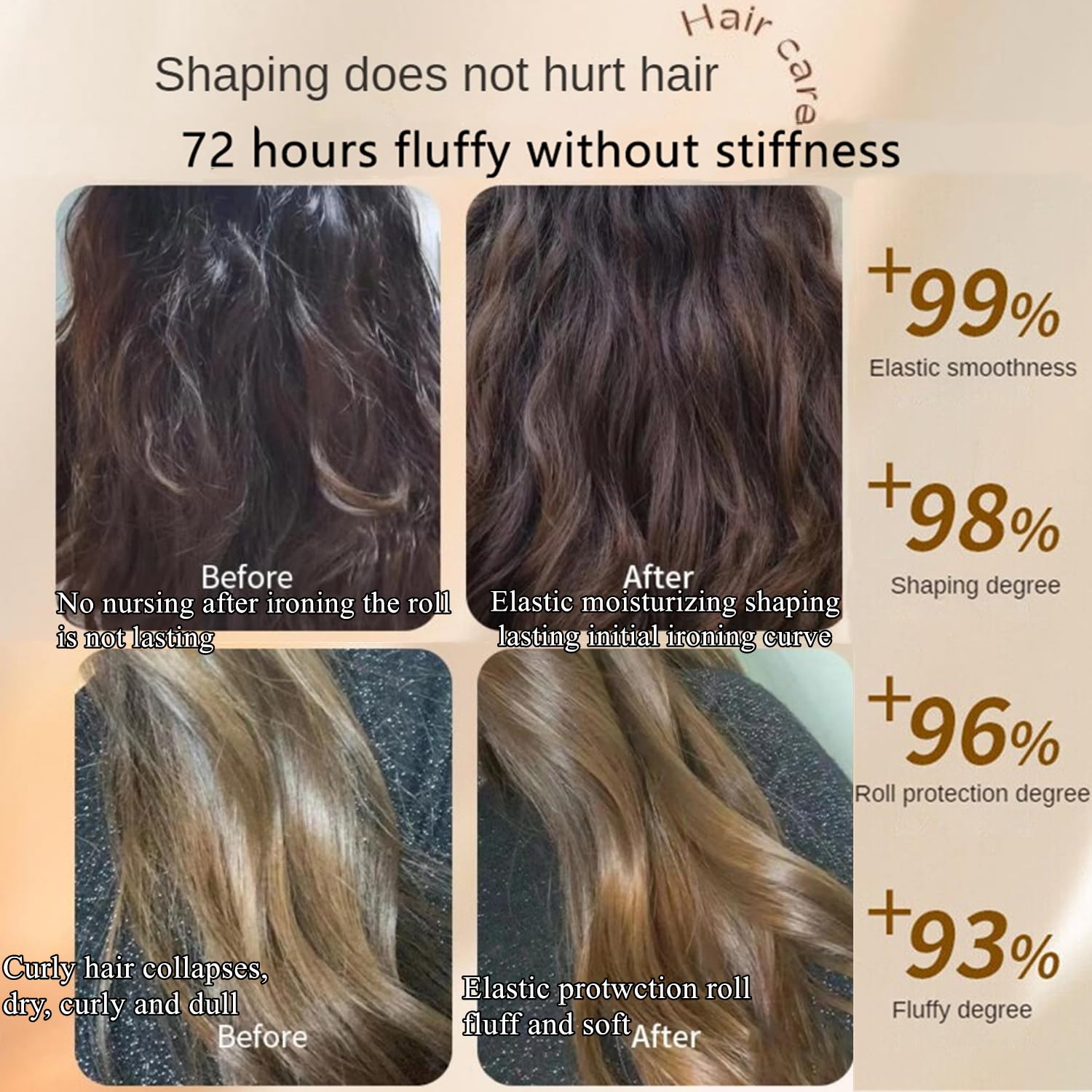 YG LianKai morocco hair shine after use for smooth hydrated strands.