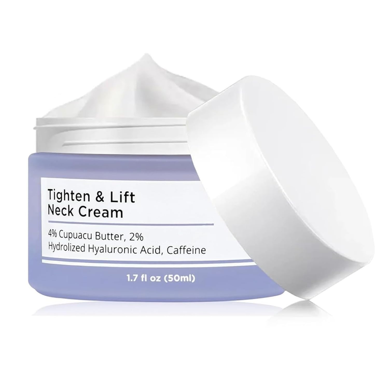 YG LianKai Tighten & Lift Neck Cream bottle close-up highlighting a hydrating, lightweight formula.