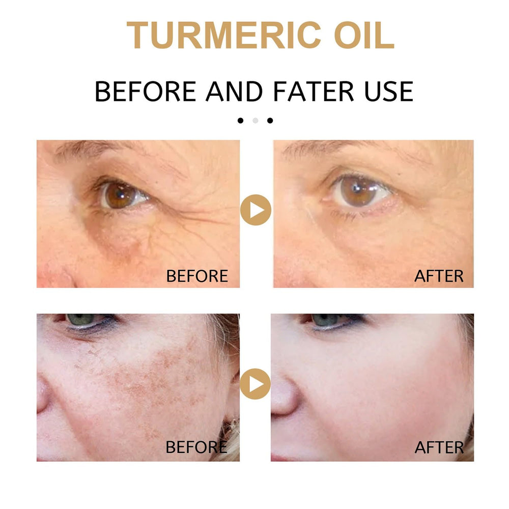 YG LianKai turmeric serum packaging and product display