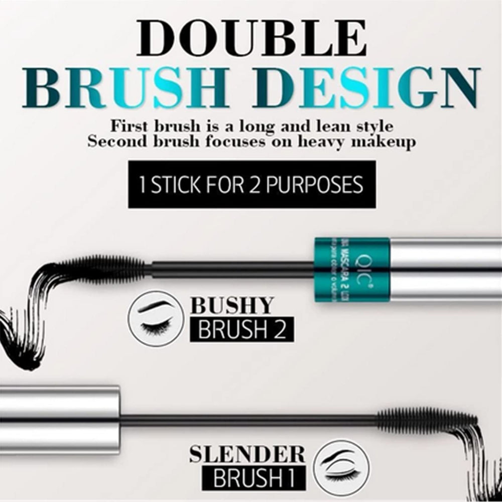 YG LianKai waterproof longwear mascara keeps lashes defined all day.