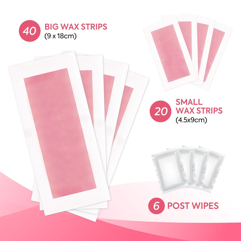 YGCODE wax strips bikini-area fit curves for comfortable waxing
