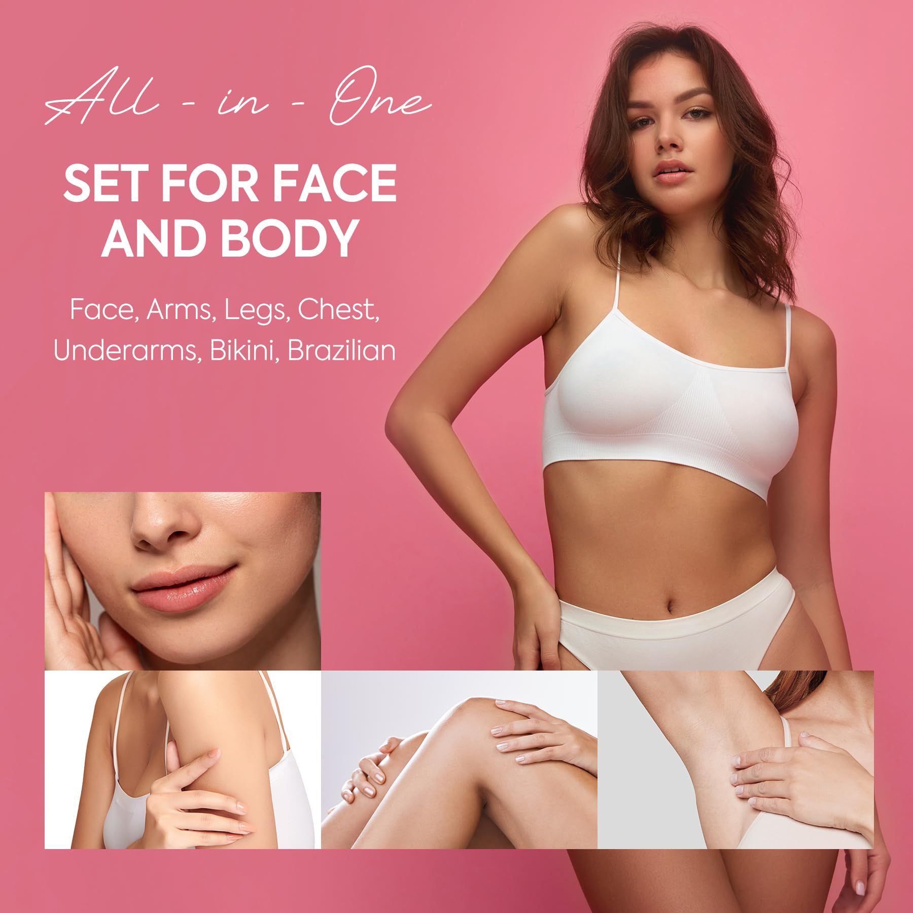 YGCODE wax strips body-legs-arms for smooth skin along curves