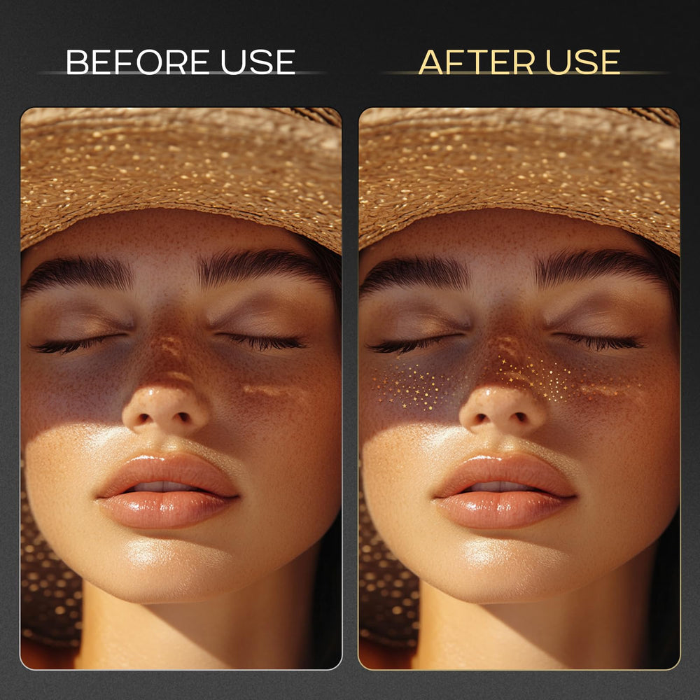YGQQOY easy-application facial decals help you apply freckles in minutes.