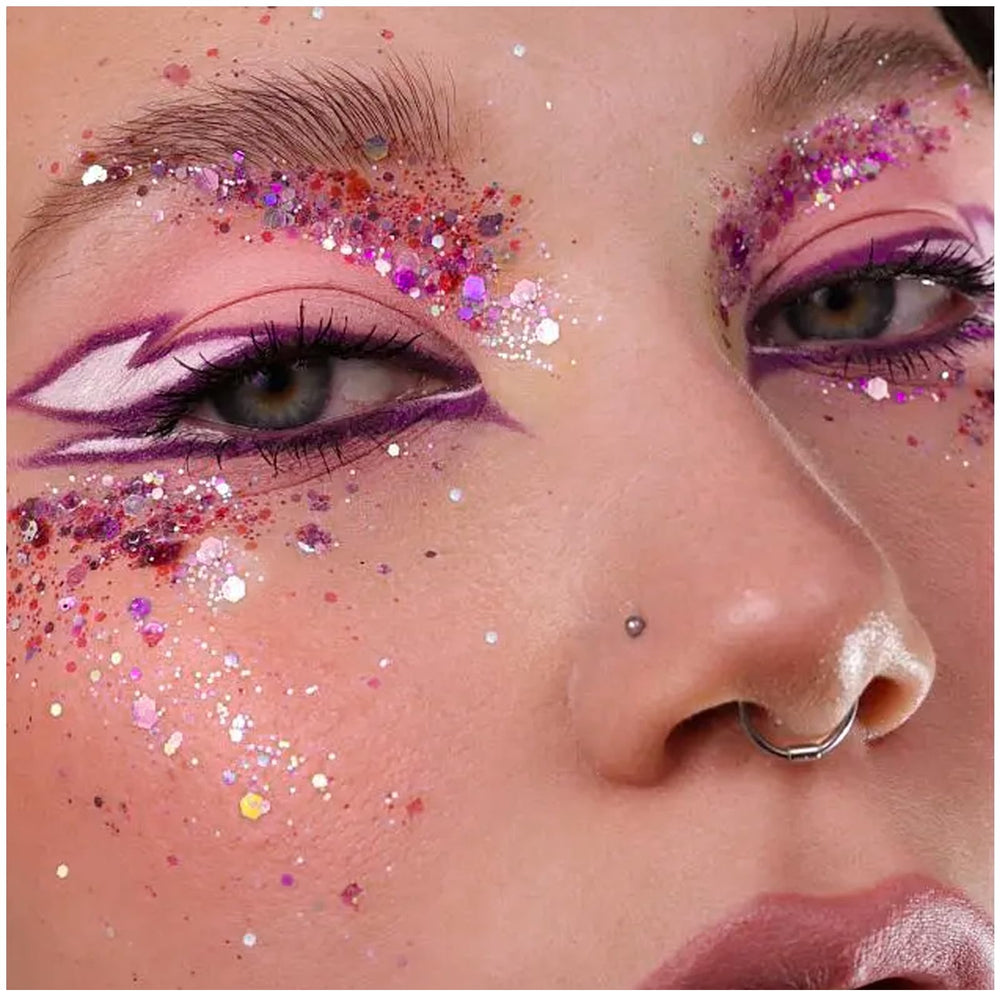 YGQQOY easy-apply glitter gel dries quickly with low stickiness