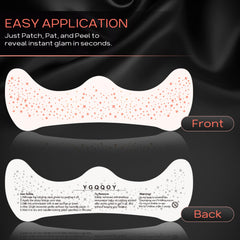 YGQQOY Glitter freckles face tattoo adds radiant color to any look