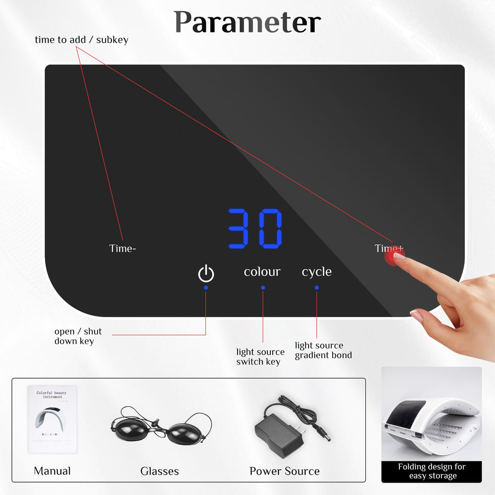 YHRK BM-008 full-body light therapy for face and more.