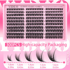 YIDUO curl clusters (10-16mm) for an easy lash upgrade