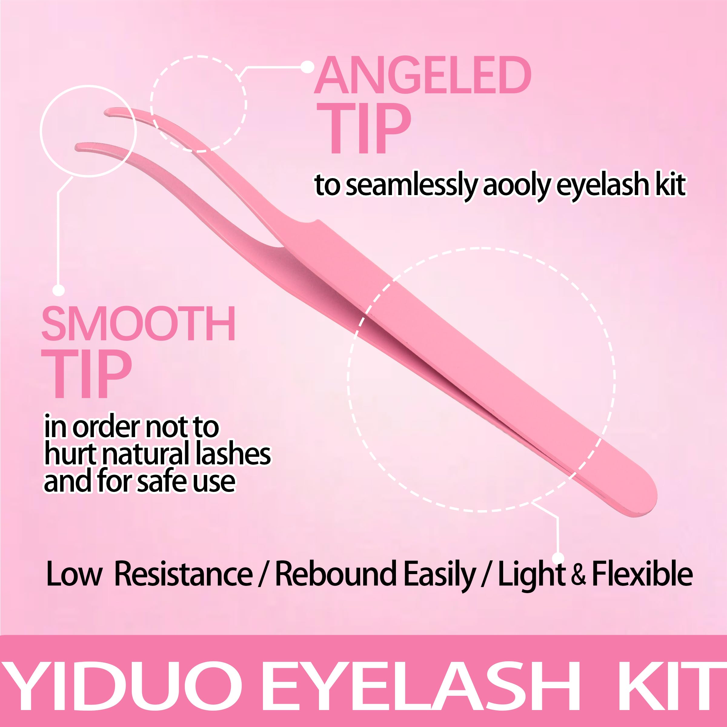 YIDUO natural-look clusters pair with everyday makeup routines