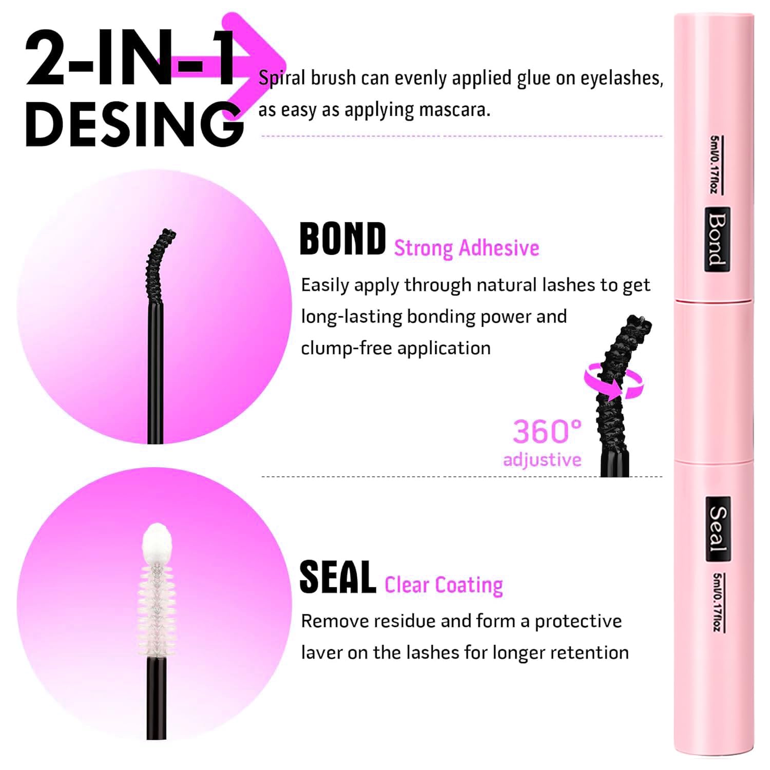 YIDUO included tweezers for precise lash placement