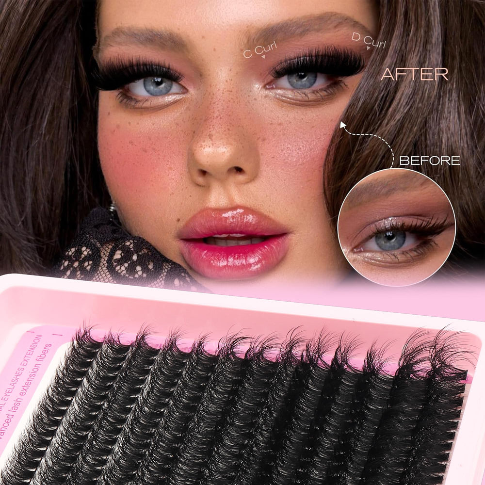 YIDUO Bond & Seal bottles for secure wear with lash clusters