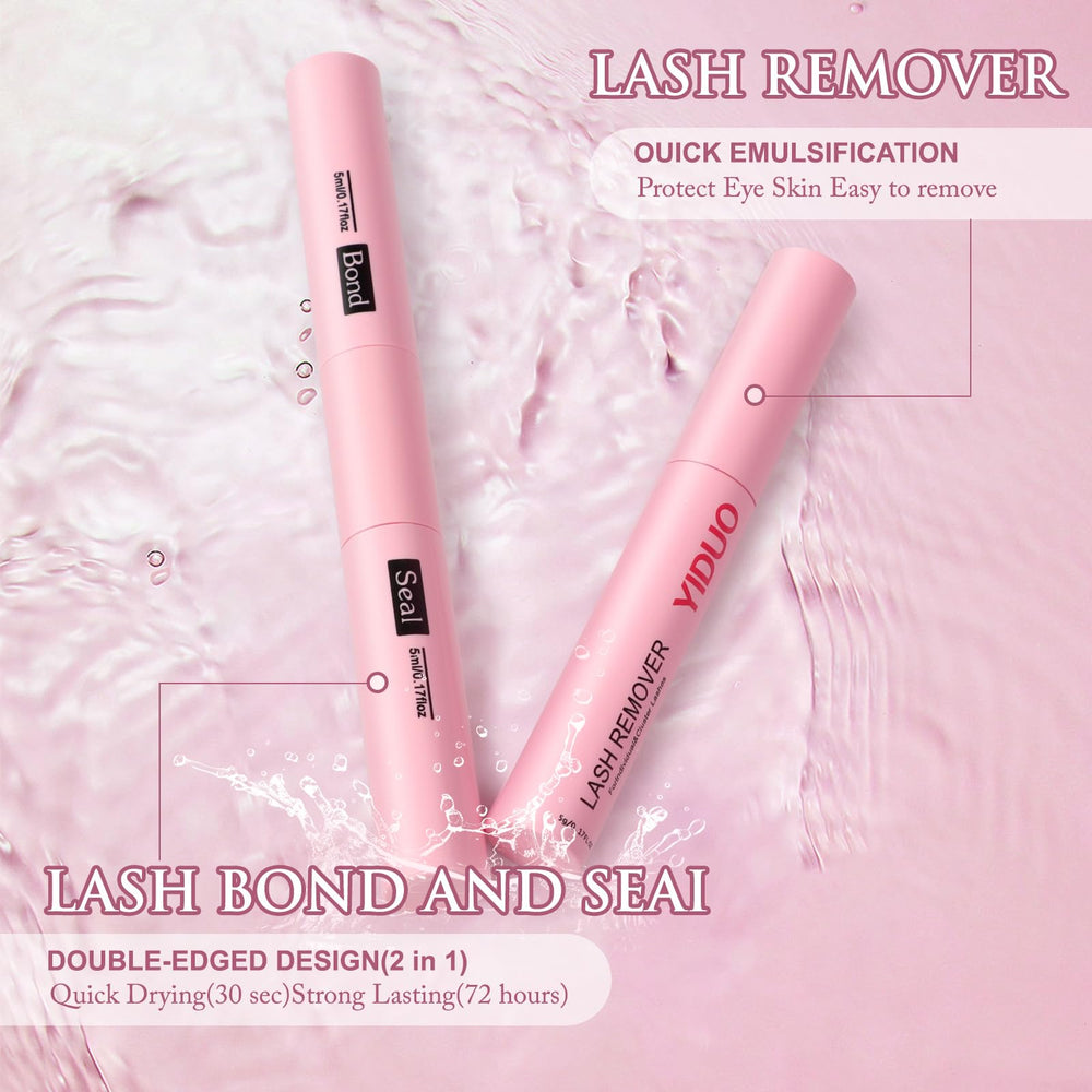 YIDUO Lash kit packaging with clear components and instructions