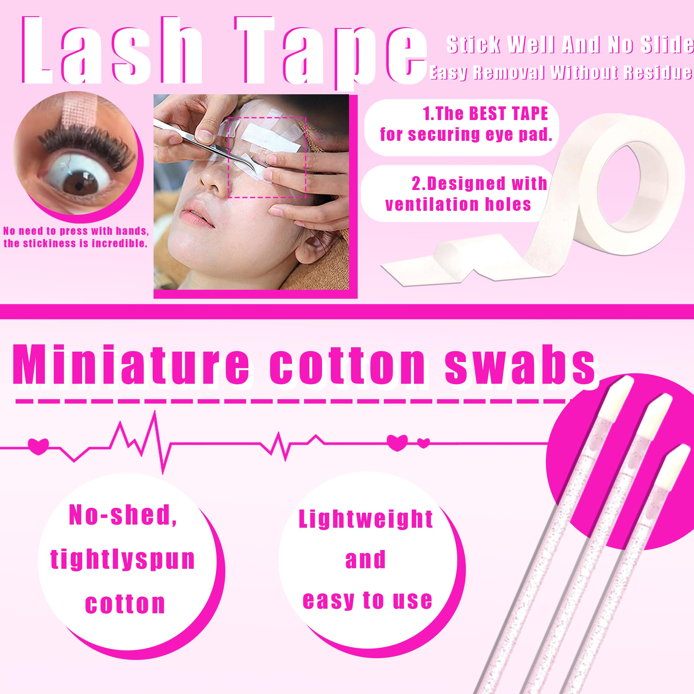 YIDUO 888 lash clusters in six styles kit