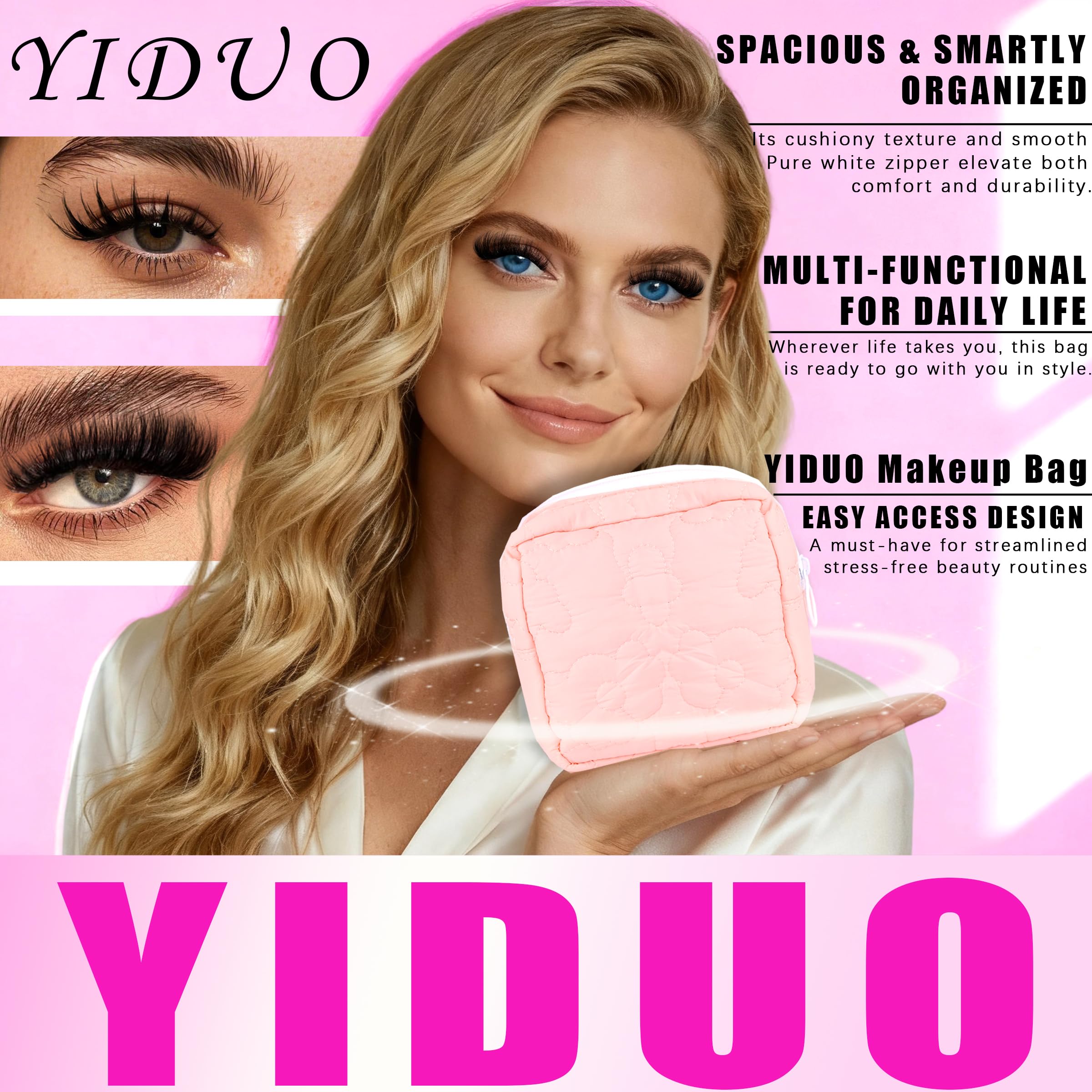 YIDUO eyelash tweezers for precise placement