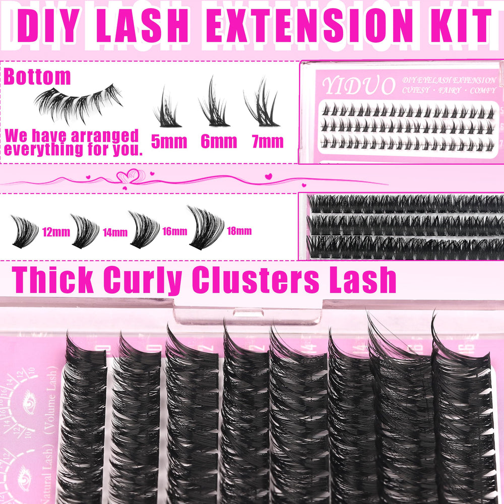 YIDUO lash bond and seal bottle for secure wear