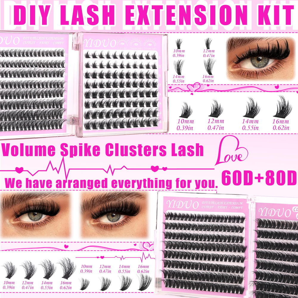 YIDUO portable lash makeup bag ready for travel