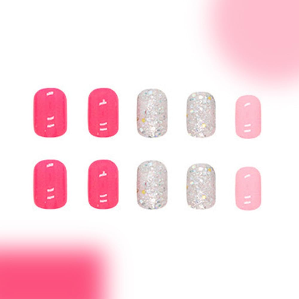 YIHONGYAN fake nails easy application for quick manicures at home.