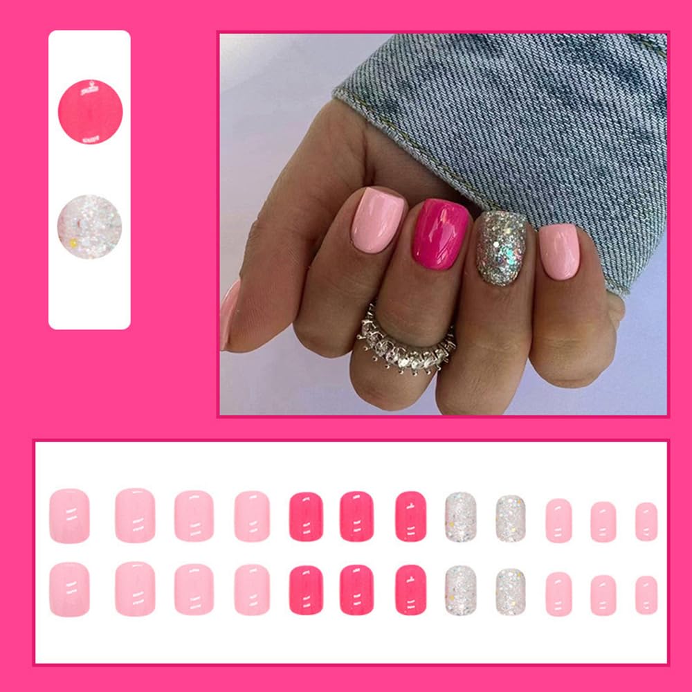 YIHONGYAN press-on nails with salon-style look for effortless daily wear.