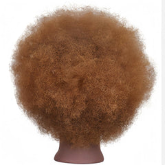 Yiifiulyn Afro Curly head with stand for stable practice sessions.