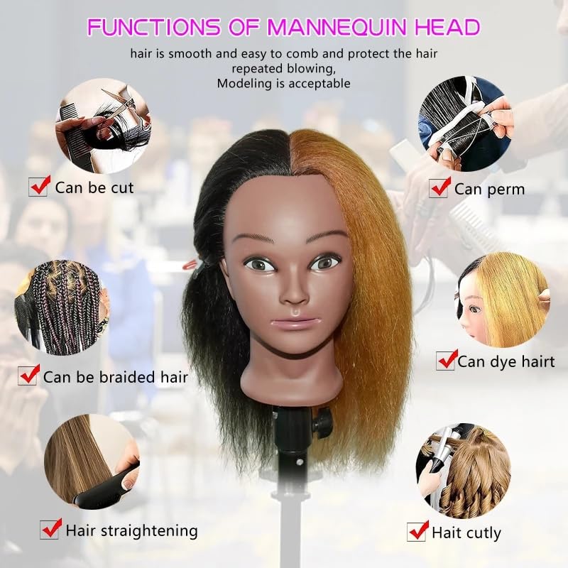 Yiifiulyn hair-styling tools included for convenient training sessions