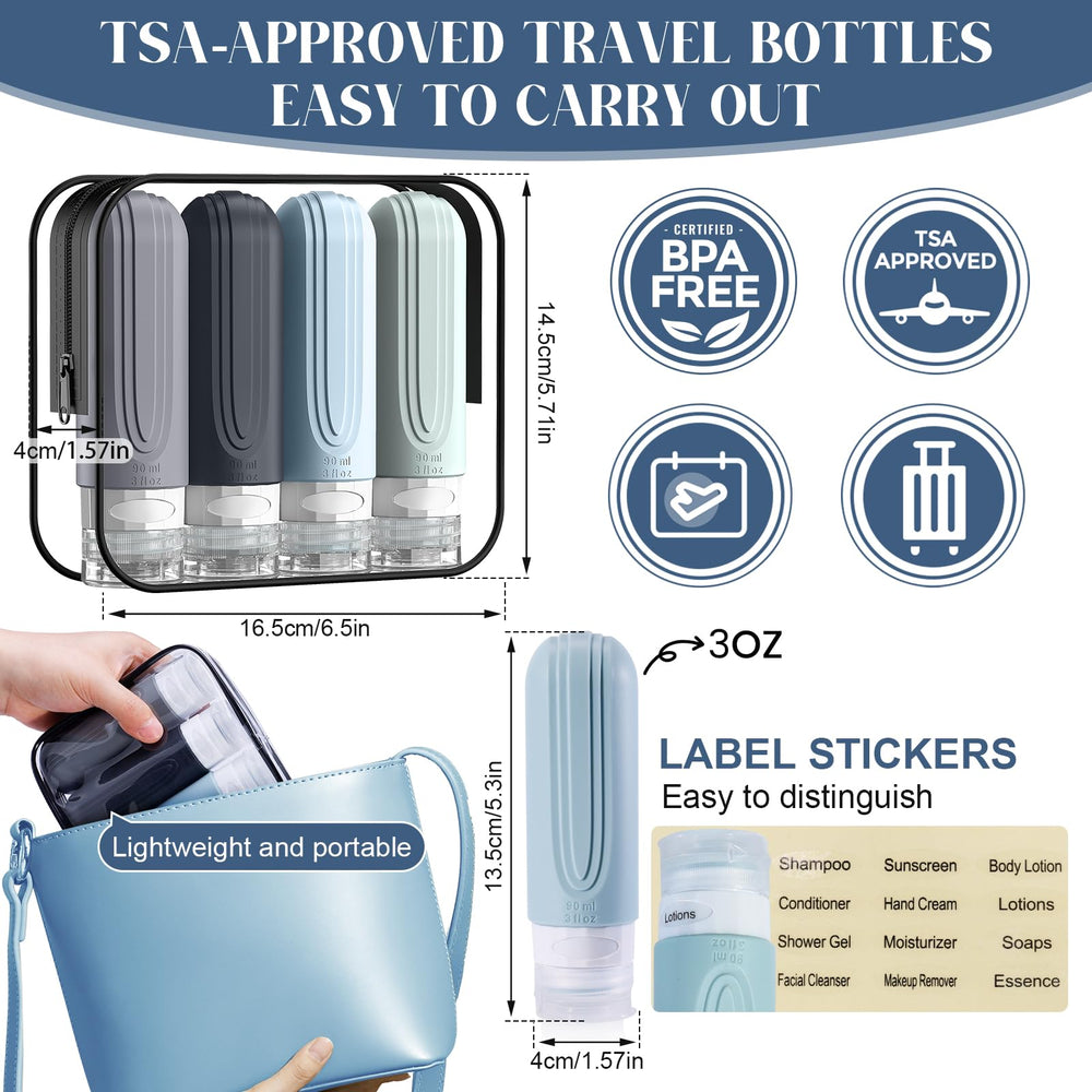 YIIMER silicone body travel bottle is soft, squeezable, and durable.