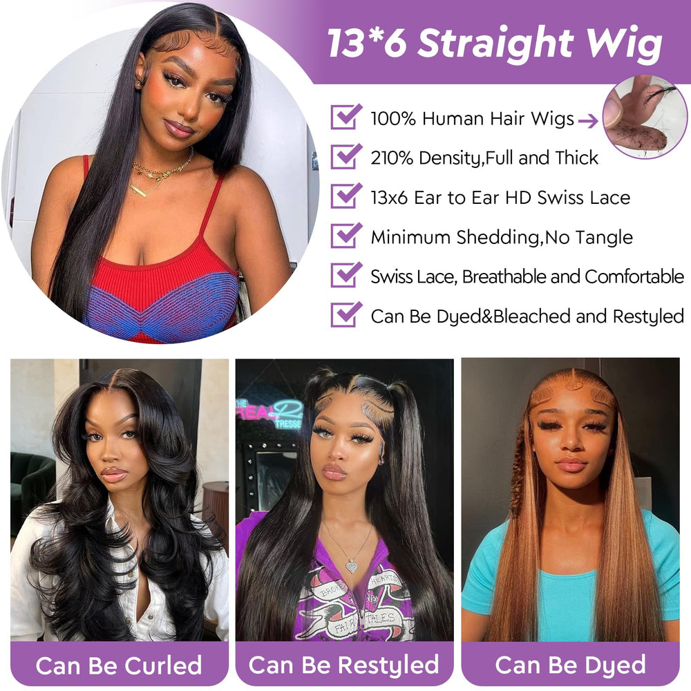 Yijimei 32-inch lace front wig detail around baby hair for soft framing.