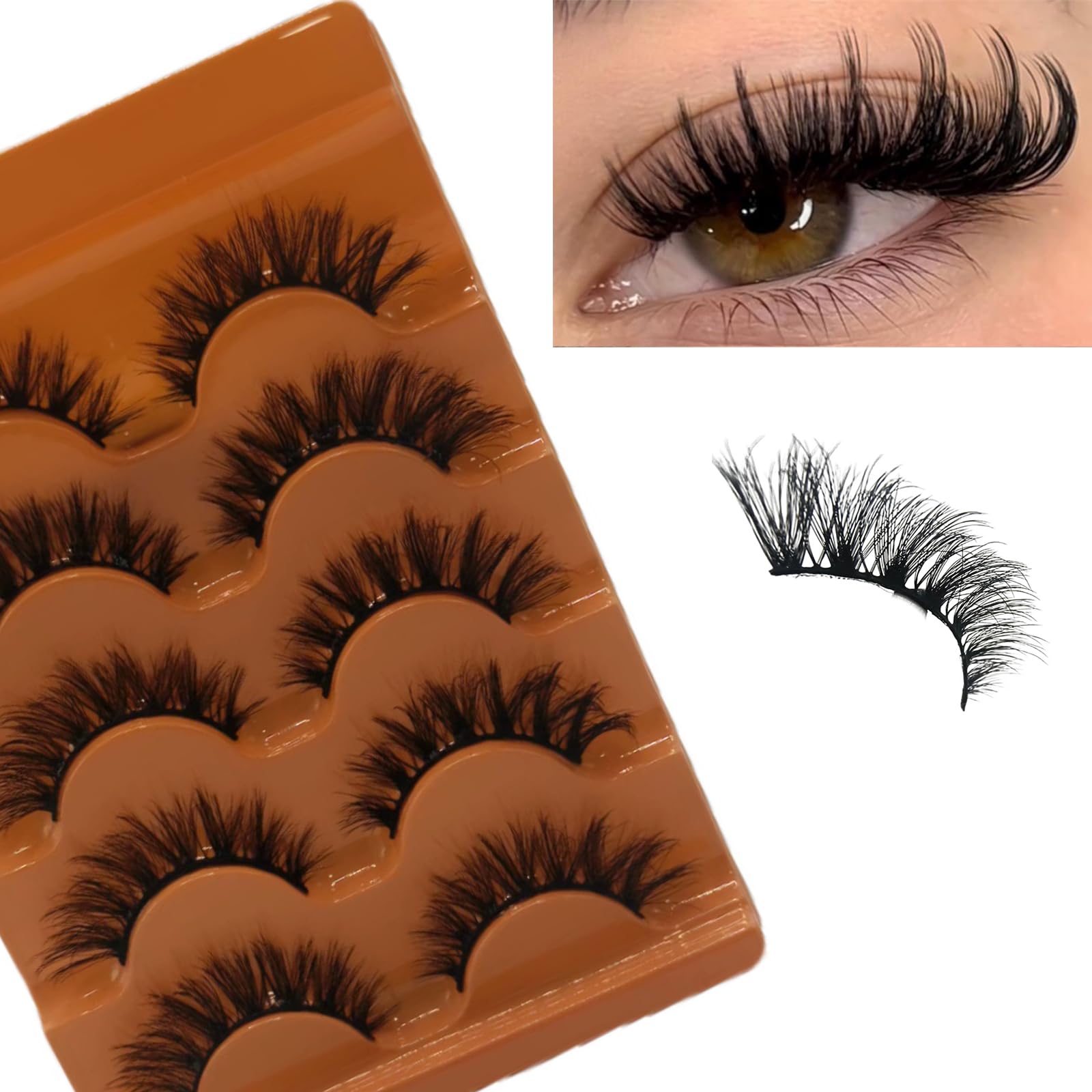 YILATAO easy application for beginners with adhesive and tweezers.