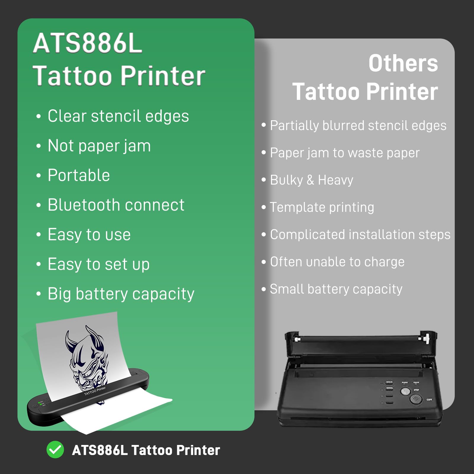 YILONG ATS886L app interface via Bluetooth enables quick pattern edits.