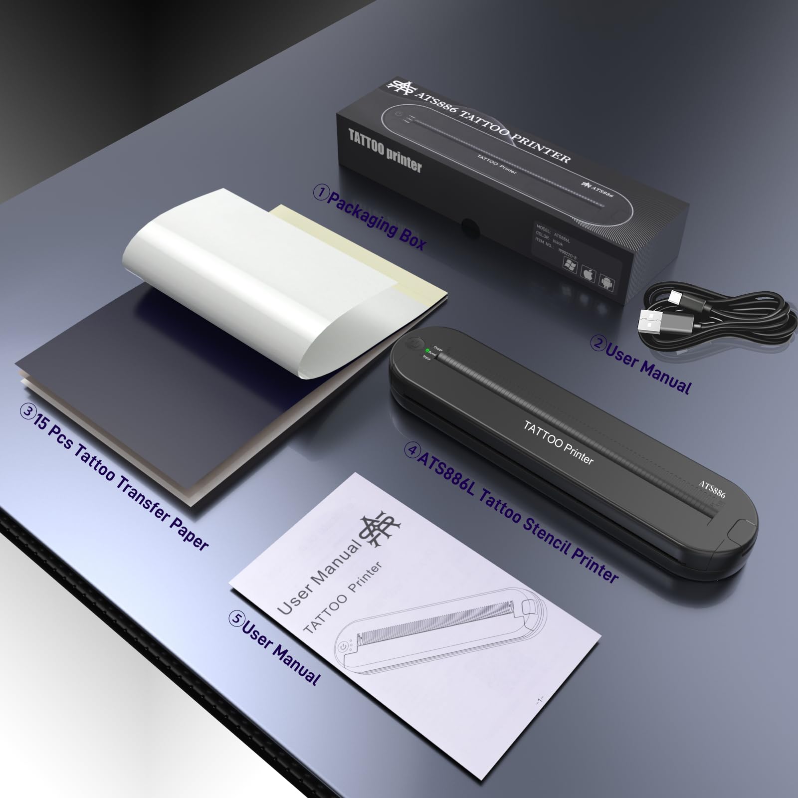 YILONG ATS886L supports artists and beginners with a simple transfer workflow.