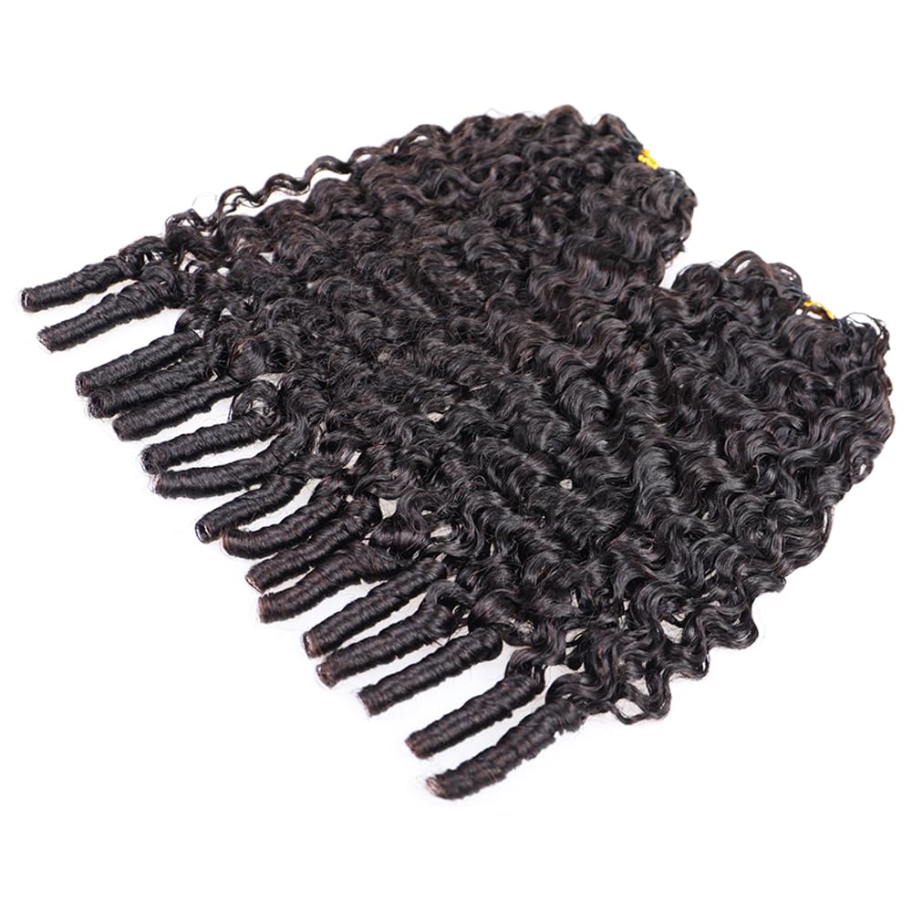 Yimisunny 14 inch crochet extensions display natural length and subtle shine