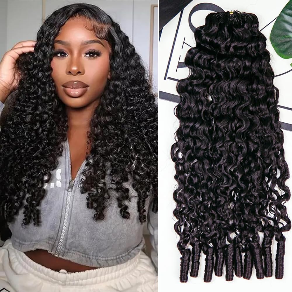 Yimisunny micro pre-looped crochet extensions packaging, lightweight and natural-looking for quick styling.