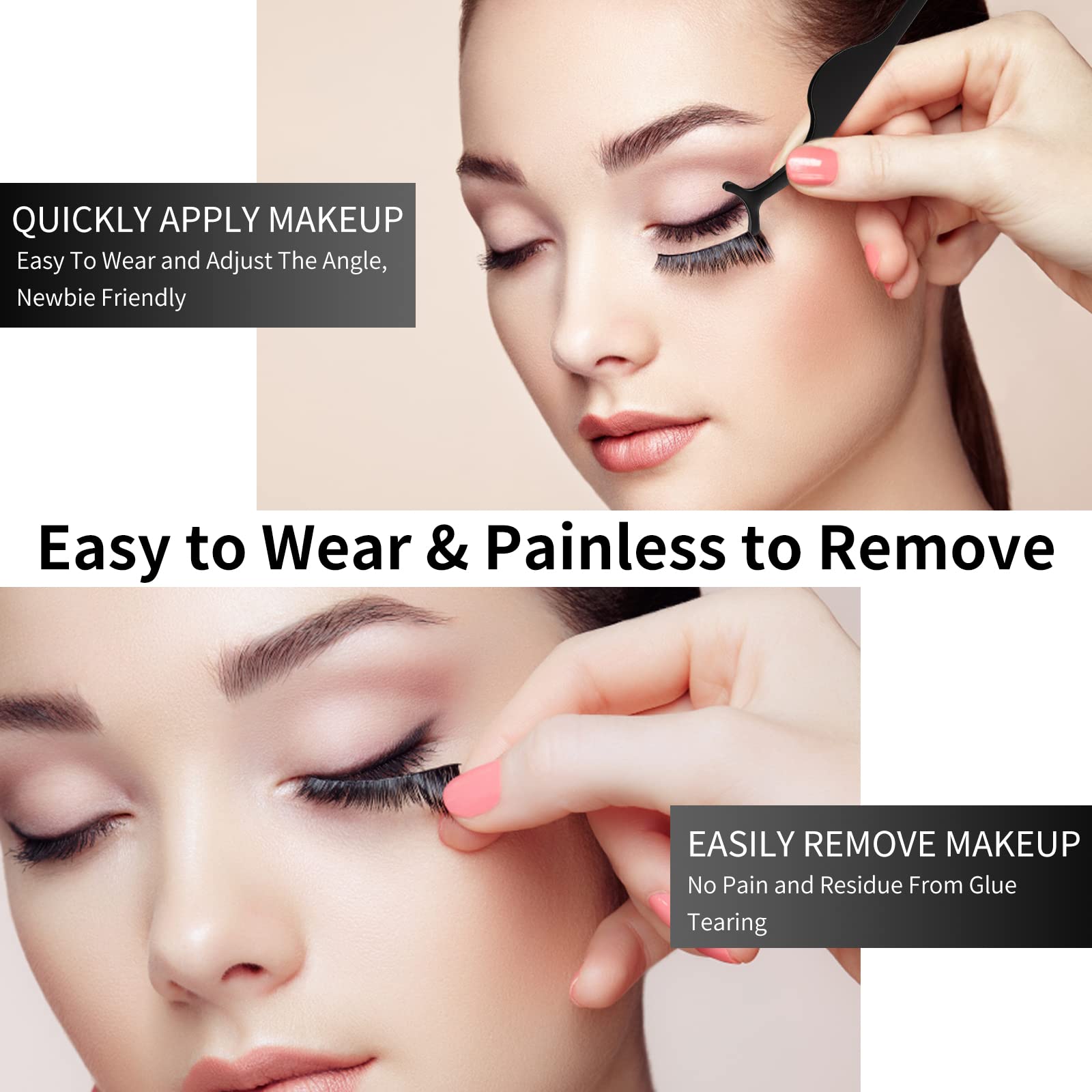 YINEPY sweat-resistant lashes enable comfortable all-day use