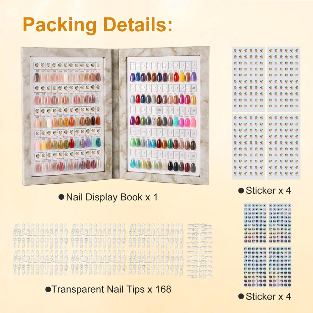YINGJEE inspired nail art display supports planning your manicure ideas.