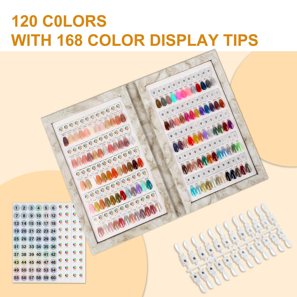 YINGJEE open-view display lets you compare colors at a glance.