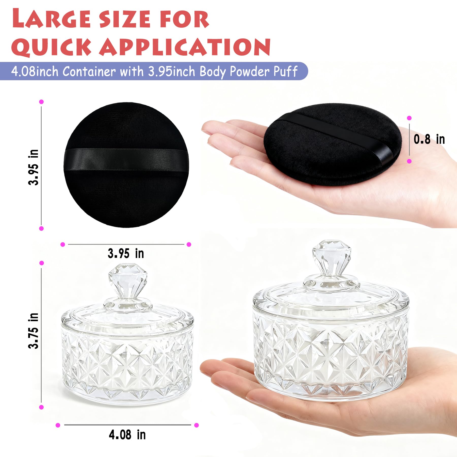 YINGMAN elegant vanity gift pack for daily powder routines.